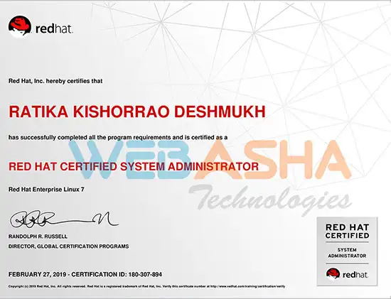redhat Global Certificate