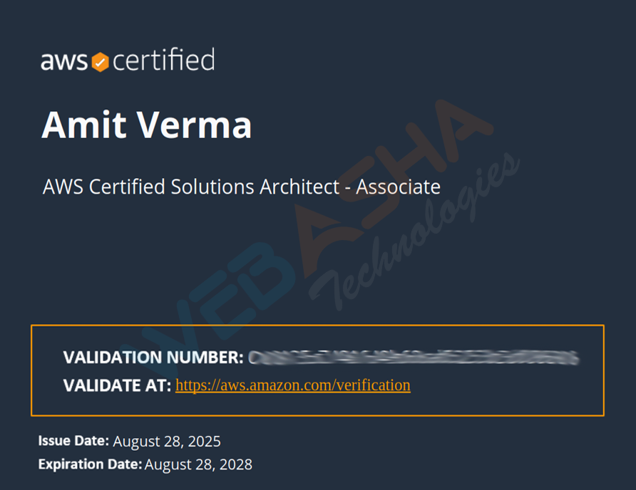 Certified Candidate 1
