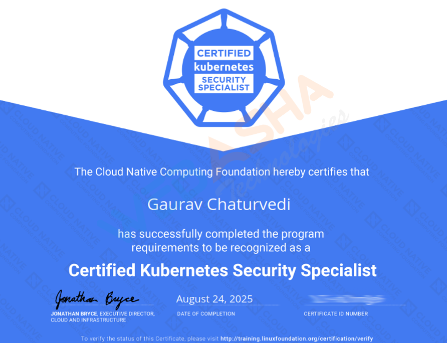 Certified Candidate 1