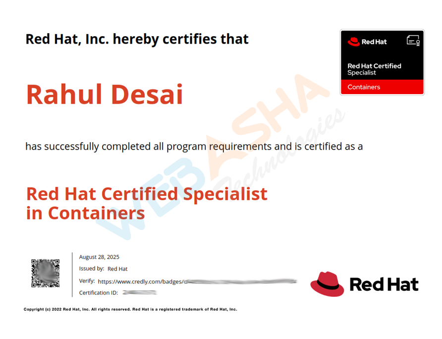 Certified Candidate 1