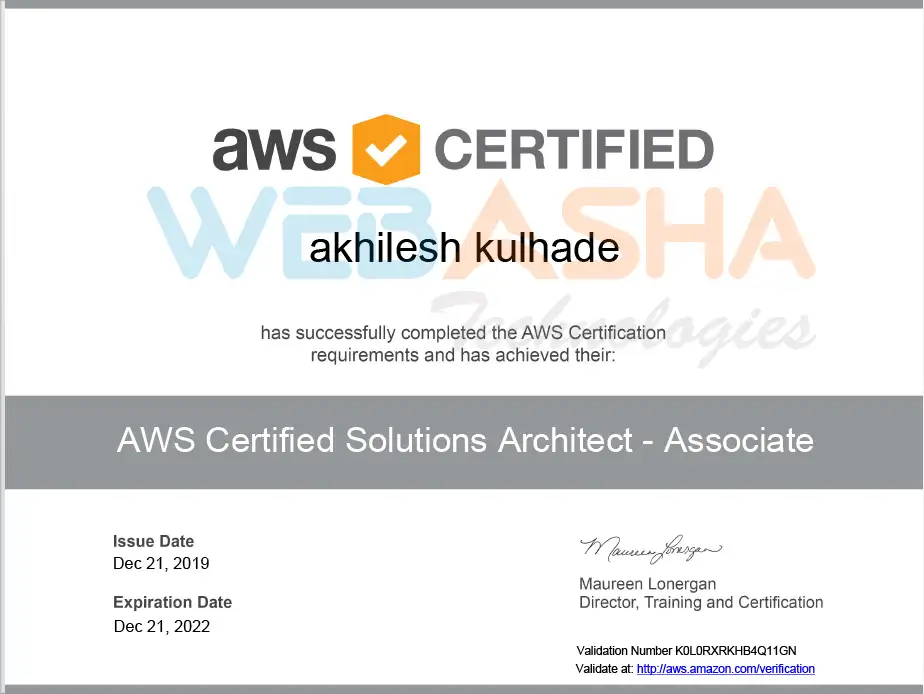 AWS Global Certificate
