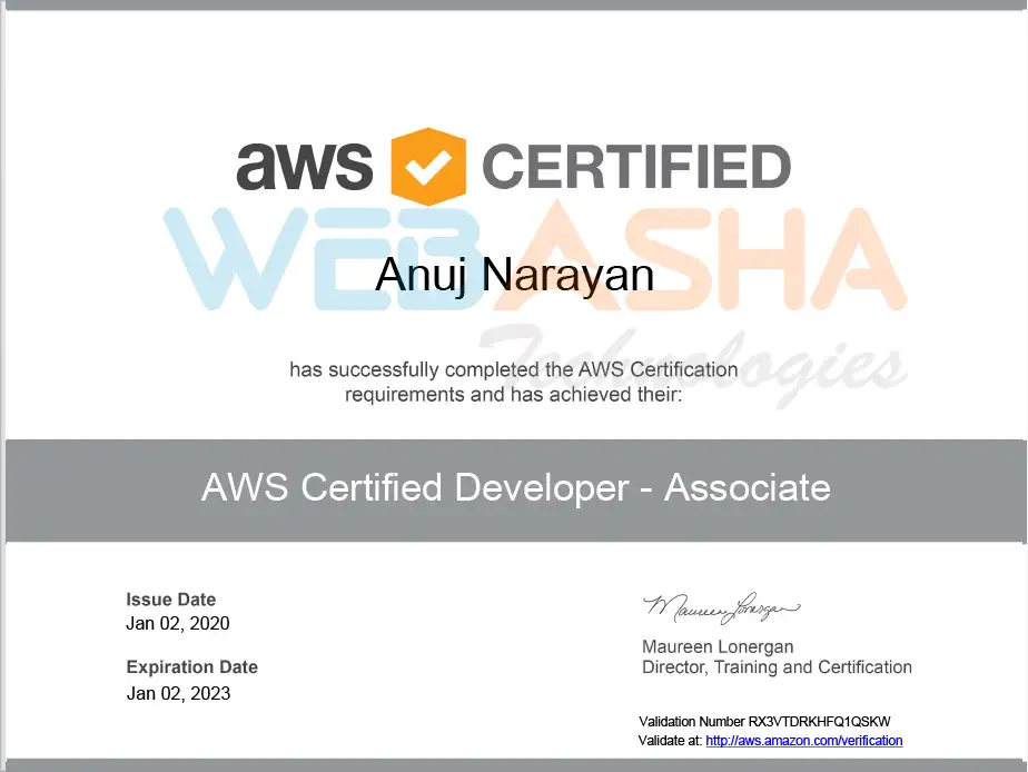 AWS Global Certificate